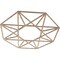 Ekena Millwork Guardian Wood Fretwork Pierced Ceiling Medallion, Red Oak, 34"OD x 13 1/4"ID x 1/4"T CMWP34X34X0250GDRO - alternate 5